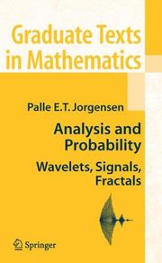Analysis and probability wavelets, signals, fractals  Cover Image