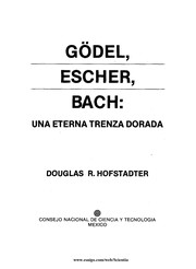 Gödel, escher, bach:  una trenza dorada  Cover Image