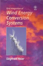 Grid integration of wind energy conversion systems /  Cover Image