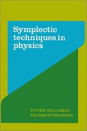Sympletic techniques in physics /  Cover Image