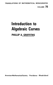 Introduction to algebraic curves /  Cover Image