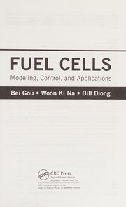 Fuel cells : modeling, control, and applications  Cover Image