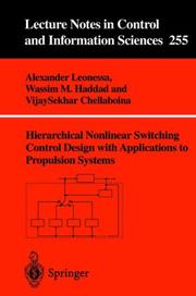Hierarchical nonlinear switching control design with applications to propulsion systems  Cover Image