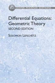 Differential equations : geometry theory  Cover Image