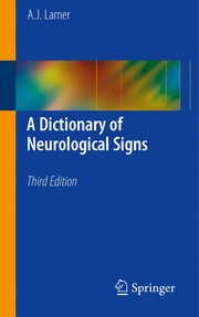 A Dictionary of Neurological Signs Cover Image