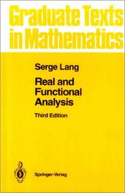 Real and functional analysis  Cover Image
