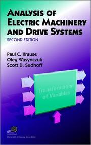 Analysis of electric machinery and drive systems /  Cover Image
