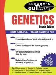 Schaum´s outline of theory and problems of genetics  Cover Image