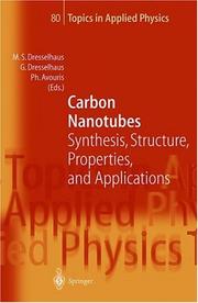 Carbon nanotubes :  synthesis, structure, properties, and applications /  Cover Image