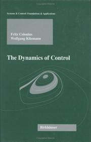The dynamics of control  Cover Image