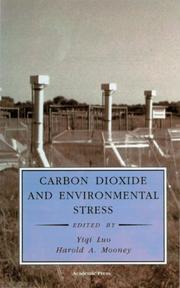 Carbon dioxide and environmental stress /  Cover Image