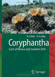 Coryphantha Cacti of Mexico and Southern USA  Cover Image
