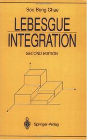 Lebesgue integration  Cover Image