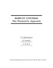 Robust control :   the parametric approach /  Cover Image
