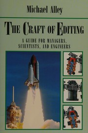 The craft of editing : a guide for managers, scientists, and engineers  Cover Image