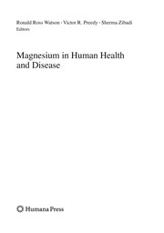 Magnesium in Human Health and Disease Cover Image