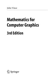 Mathematics for Computer Graphics Cover Image