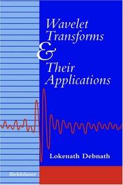 Wavelet transforms and their applications /  Cover Image