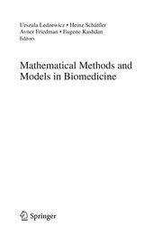 Mathematical Methods and Models in Biomedicine Cover Image