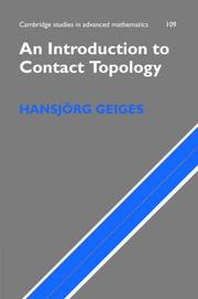 An introduction to contact topology  Cover Image