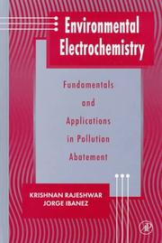 Environmental elctrochemistry : fundamentals and applications in pollution abatement  Cover Image