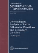 Cohomological analysis of partial differential equations and secondary calculus  Cover Image
