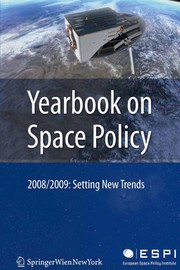 Yearbook on Space Policy 2008/2009 Setting New Trends. Cover Image