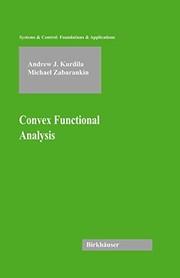 Convex Functional Analysis Cover Image