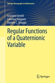 Regular Functions of a Quaternionic Variable Cover Image
