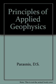 Principles of applied geophysics  Cover Image