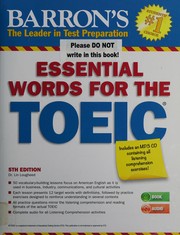 Barron´s essential words for the TOEIC  Cover Image