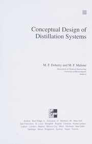Conceptual design of destillation systems  Cover Image