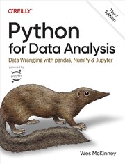Phyton for data analysis : data wrangling with pandas NumPy, and Jupyter  Cover Image