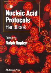 The nucleic acid protocols handbook /  Cover Image