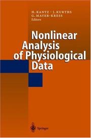 Nonlinear analysis of physiological data  Cover Image