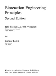 Bioreaction engineering principles  Cover Image