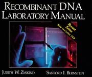 Recombinat DNA laboratory manual /  Cover Image