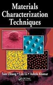 Materials characterization techniques  Cover Image