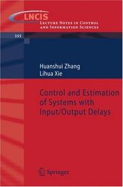 Control and estimation of systems with input/output delays  Cover Image