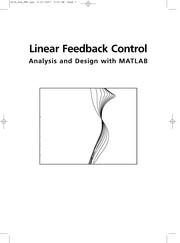 Linear feedback control : analysis and design with MATLAB  Cover Image