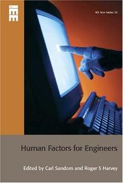 Human factors for engineers  Cover Image