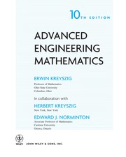 Advanced engineering mathematics  Cover Image