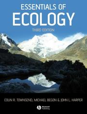 Essentials of ecology  Cover Image