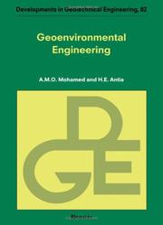 Geoenvironmental engineering  Cover Image