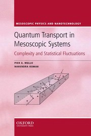 Quantum transport in mesoscopic systems : complexity and statistical fluctuations a maximum-entropy viewpoint  Cover Image