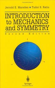 Introduction to mechanics and symmetry :   a basic exposition of classical mechanical systems /  Cover Image